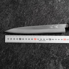 Yanagiba Gaucher Silver Steel #3 Kasumi Manche en Buffle et Magnolia 210mm-[Musashi]-[Couteaux de cuisine japonais]