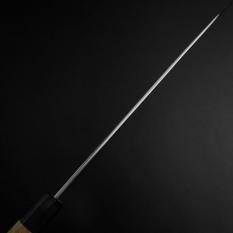 Yanagiba Gaucher Silver Steel #3 Kasumi Manche en Buffle et Magnolia 240mm-[Musashi]-[Couteaux de cuisine japonais]