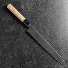 Yanagiba Gaucher Silver Steel #3 Kasumi Manche en Buffle et Magnolia 260mm-[Musashi]-[Couteaux de cuisine japonais]