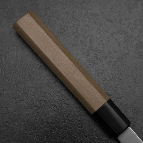 Yanagiba Gaucher Silver Steel #3 Kasumi Manche en Buffle et Magnolia 260mm-[Musashi]-[Couteaux de cuisine japonais]