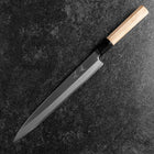 Yanagiba Gaucher Silver Steel #3 Kasumi Manche en Buffle et Magnolia 260mm-[Musashi]-[Couteaux de cuisine japonais]