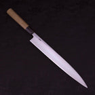 Yanagiba Gaucher White Steel #1 Manche en Buffle et Magnolia 270mm-[Musashi]-[Couteaux de cuisine japonais]