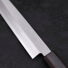 Yanagiba Gaucher White Steel #2 Kasumi Manche en Buffle et Ébène 210mm-[Musashi]-[Couteaux de cuisine japonais]