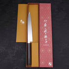 Yanagiba Gaucher White Steel #2 Kasumi Manche en Buffle et Ébène 210mm-[Musashi]-[Couteaux de cuisine japonais]