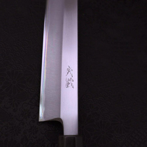 Yanagiba Gaucher White steel #1 Manche en Buffle et Magnolia 270mm-[Musashi]-[Couteaux de cuisine japonais]
