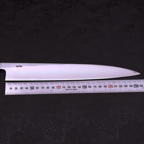 Yanagiba Gaucher White steel #1 Manche en Buffle et Magnolia 270mm-[Musashi]-[Couteaux de cuisine japonais]