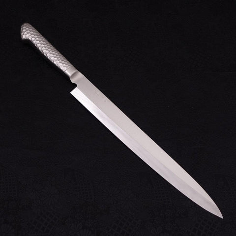 Yanagiba Molydenum Inox Intégral Manche Occidental 240mm-[Musashi]-[Couteaux de cuisine japonais]