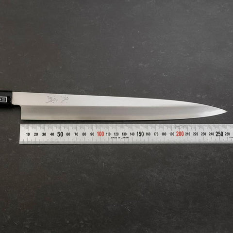 Yanagiba SK Steel Kasumi Manche en Bois de Rose 270mm-[Musashi]-[Couteaux de cuisine japonais]