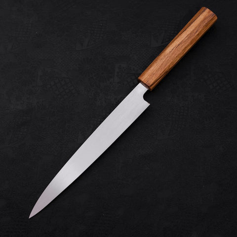 Yanagiba SK Steel Kasumi Manche en Chêne 210mm-[Musashi]-[Couteaux de cuisine japonais]