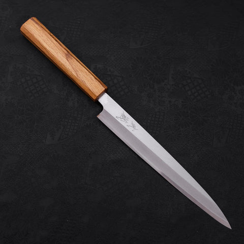 Yanagiba SK Steel Kasumi Manche en Chêne 210mm-[Musashi]-[Couteaux de cuisine japonais]