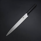 Yanagiba Silver Steel #3 Kasumi Buffalo Ebony Handle 270mm-[Musashi]-[Japanese-Kitchen-Knives]