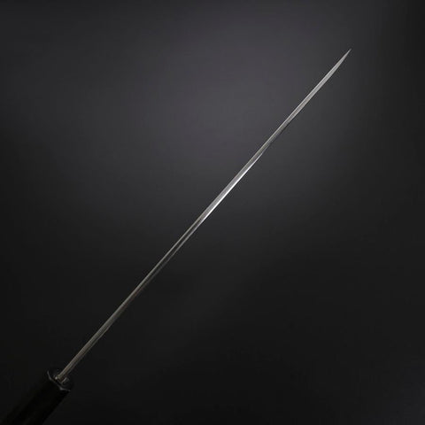 Yanagiba Silver Steel #3 Kasumi Buffalo Ebony Handle 270mm-[Musashi]-[Japanese-Kitchen-Knives]