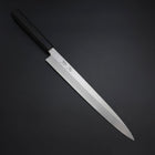 Yanagiba Silver Steel #3 Kasumi Buffalo Ebony Handle 270mm-[Musashi]-[Japanese-Kitchen-Knives]