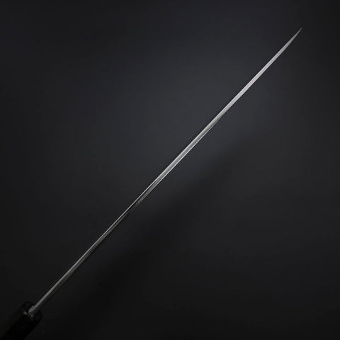 Yanagiba Silver Steel #3 Kasumi Buffalo Ebony Handle 300mm-[Musashi]-[Japanese-Kitchen-Knives]