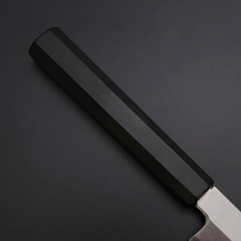 Yanagiba Silver Steel #3 Kasumi Buffalo Ebony Handle 300mm-[Musashi]-[Japanese-Kitchen-Knives]