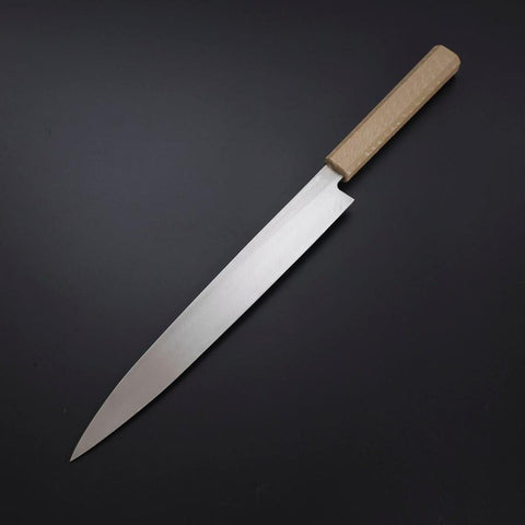 Yanagiba Silver Steel #3 Kasumi Manche Urushi Blanc 260mm-[Musashi]-[Couteaux de cuisine japonais]