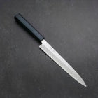 Yanagiba Silver Steel #3 Kasumi Manche Urushi Bleu Sombre 200mm-[Musashi]-[Couteaux de cuisine japonais]