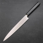 Yanagiba Silver Steel #3 Kasumi Manche Urushi Bleu Sombre 240mm-[Musashi]-[Couteaux de cuisine japonais]