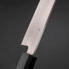 Yanagiba Silver Steel #3 Kasumi Manche Urushi Bleu Sombre 240mm-[Musashi]-[Couteaux de cuisine japonais]