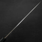 Yanagiba Silver Steel #3 Kasumi Manche Urushi Bleu Sombre 240mm-[Musashi]-[Couteaux de cuisine japonais]