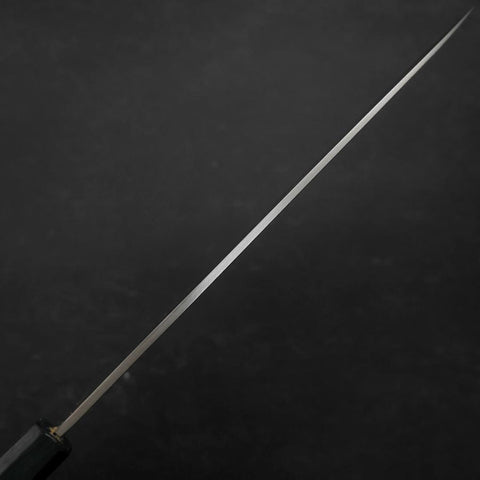 Yanagiba Silver Steel #3 Kasumi Manche Urushi Bleu Sombre 240mm-[Musashi]-[Couteaux de cuisine japonais]