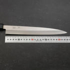 Yanagiba Silver Steel #3 Kasumi Manche Urushi Bleu Sombre 240mm-[Musashi]-[Couteaux de cuisine japonais]