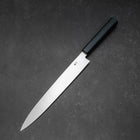Yanagiba Silver Steel #3 Kasumi Manche Urushi Bleu Sombre 260mm-[Musashi]-[Couteaux de cuisine japonais]
