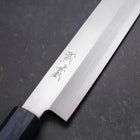 Yanagiba Silver Steel #3 Kasumi Manche Urushi Bleu Sombre 260mm-[Musashi]-[Couteaux de cuisine japonais]
