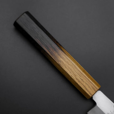 Yanagiba Silver Steel #3 Kasumi Manche Yaki Urushi 205mm-[Musashi]-[Couteaux de cuisine japonais]