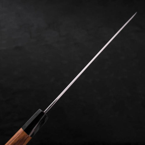 Yanagiba Silver Steel #3 Kasumi Manche en Buffle et Bois de Teck 270mm-[Musashi]-[Couteaux de cuisine japonais]