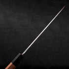 Yanagiba Silver Steel #3 Kasumi Manche en Buffle et Bois de Teck 270mm-[Musashi]-[Couteaux de cuisine japonais]