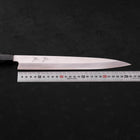 Yanagiba Silver Steel #3 Kasumi Manche en Buffle et Bois de Teck 270mm-[Musashi]-[Couteaux de cuisine japonais]