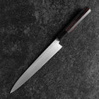 Yanagiba Silver Steel #3 Kasumi Manche en Buffle et Ébène 200mm-[Musashi]-[Couteaux de cuisine japonais]