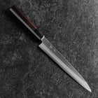 Yanagiba Silver Steel #3 Kasumi Manche en Buffle et Ébène 200mm-[Musashi]-[Couteaux de cuisine japonais]