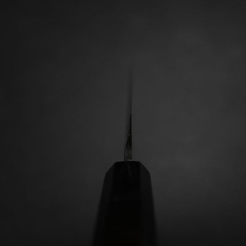 Yanagiba Silver Steel #3 Kasumi Manche en Buffle et Ébène 260mm-[Musashi]-[Couteaux de cuisine japonais]