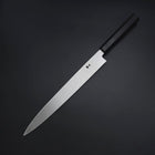 Yanagiba Silver Steel #3 Kasumi Manche en Buffle et Ébène 270mm-[Musashi]-[Couteaux de cuisine japonais]