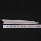 Yanagiba Silver Steel #3 Kasumi Manche en Buffle et Ébène 270mm-[Musashi]-[Couteaux de cuisine japonais]