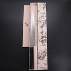 Yanagiba Silver Steel #3 Kasumi Manche en Buffle et Ébène 270mm-[Musashi]-[Couteaux de cuisine japonais]