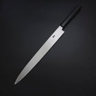 Yanagiba Silver Steel #3 Kasumi Manche en Buffle et Ébène 300mm-[Musashi]-[Couteaux de cuisine japonais]