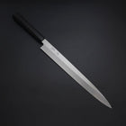 Yanagiba Silver Steel #3 Kasumi Manche en Buffle et Ébène 300mm-[Musashi]-[Couteaux de cuisine japonais]