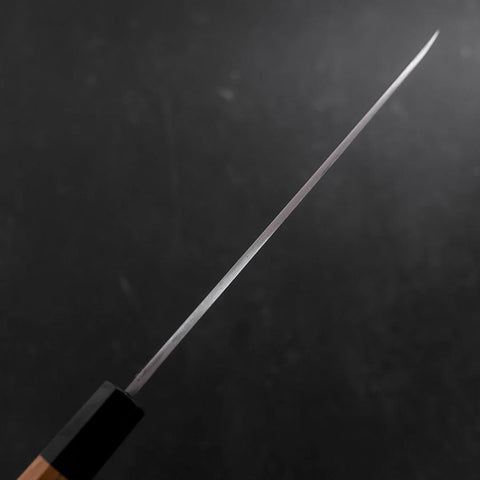 Yanagiba Silver Steel #3 Kasumi Manche en Buffle et Teck 210mm-[Musashi]-[Couteaux de cuisine japonais]