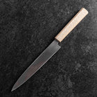 Yanagiba VG-10 Damas Manche Urushi Blanc 210mm-[Musashi]-[Couteaux de cuisine japonais]