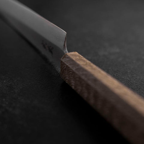 Yanagiba VG-10 Damas Manche Urushi Blanc 210mm-[Musashi]-[Couteaux de cuisine japonais]