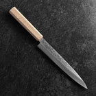 Yanagiba VG-10 Damas Manche Urushi Blanc 210mm-[Musashi]-[Couteaux de cuisine japonais]