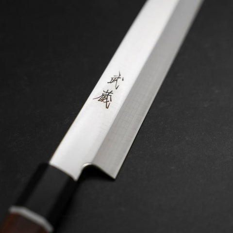 Yanagiba VG-10 Damas Manche en Cerisier 270mm avec Saya-[Musashi]-[Couteaux de cuisine japonais]