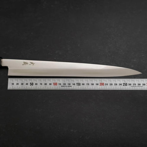Yanagiba VG-10 Damas Manche en Cerisier 300mm avec Saya-[Musashi]-[Couteaux de cuisine japonais]