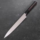 Yanagiba VG-10 Kasumi Buffalo Ebony Handle 240mm-[Musashi]-[Japanese-Kitchen-Knives]