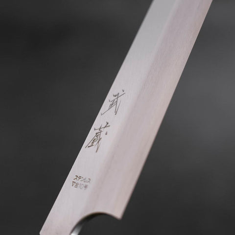 Yanagiba VG-10 Kasumi Manche en Buffle et Ébène 300mm-[Musashi]-[Couteaux de cuisine japonais]