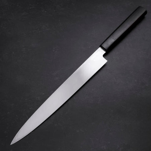 Yanagiba VG-10 Miroir Kasumi Manche en Ébène en Bois de Rose 270mm-[Musashi]-[Couteaux de cuisine japonais]