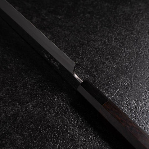 Yanagiba VG-10 Miroir Manche en Buffle et Ébène 270mm-[Musashi]-[Couteaux de cuisine japonais]